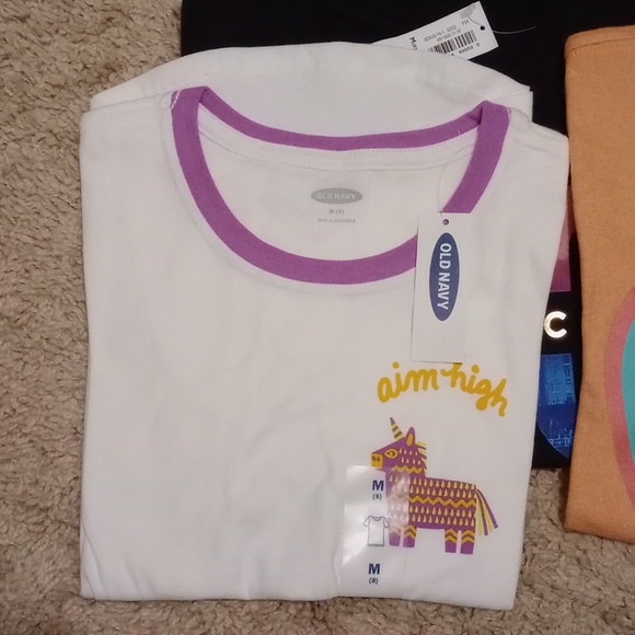 NWT Old Navy Graphic Crew-Neck Tee for Girls - Picture 7 of 8